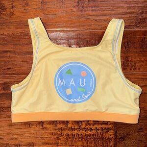 Zara Kids Maui & Sons swim bikini top, size 9-10